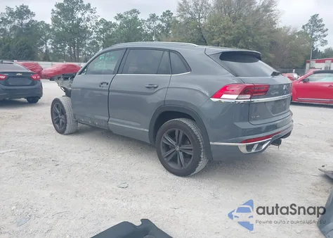 2021 Volkswagen Atlas Cross Sport 3.6L V6 Se W/Technology R-Line from USA, damaged, VIN 1V2PE2CA4MC221393